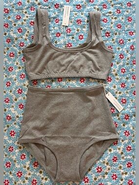 NWT Wide-Strap Bra and High-Rise Undies